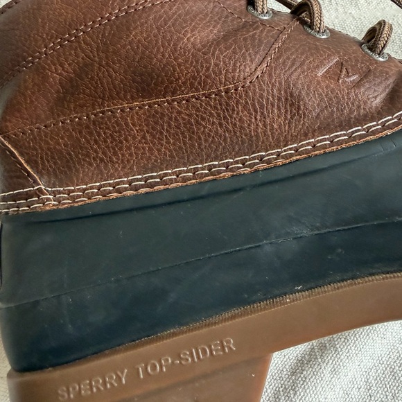 Sperry Top-Sider Mens 8 Duck Boots Brown Black Waterproof Winter Retro Classic main image 11